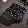 BLOODBAT 35-Key One-Handed Membrane Gaming Keyboard RGB Backlit Mini ...