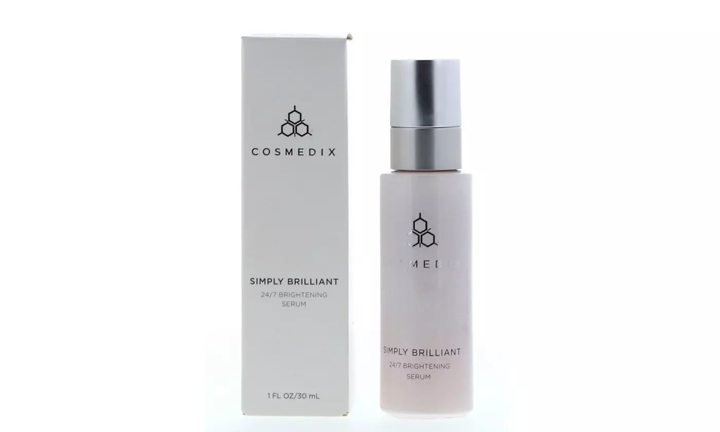 Up to Three Packs of CosMedix Simply Brilliant Brightening Serums 1.0 Fl. Oz.
