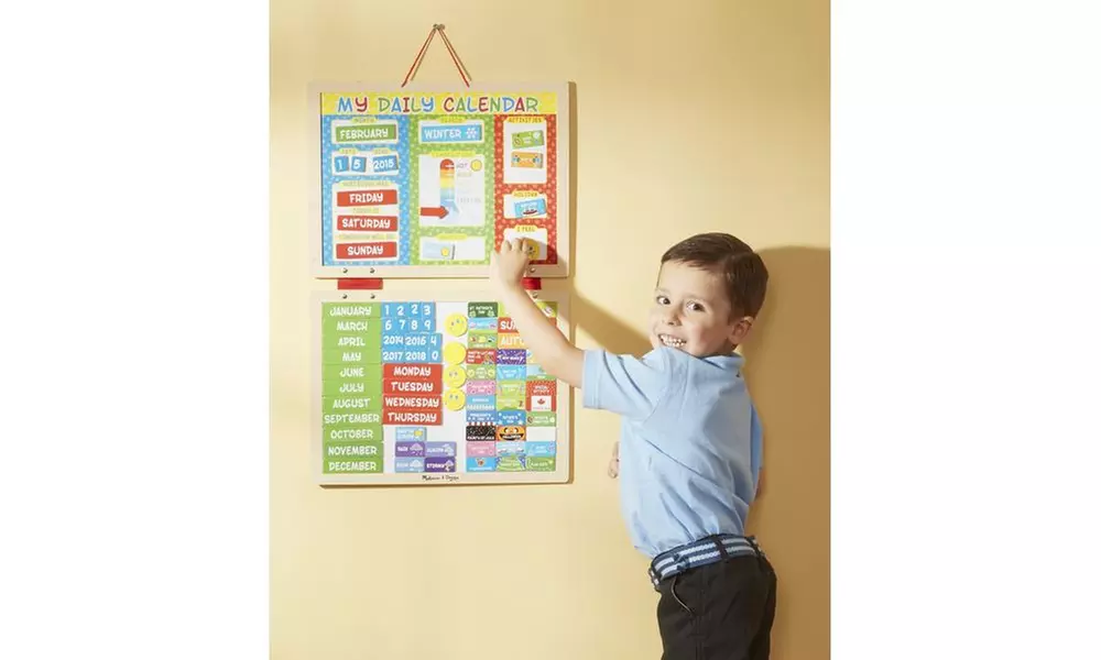 Melissa & Doug Daily or Monthly Magnetic Calendars - Primary Image
