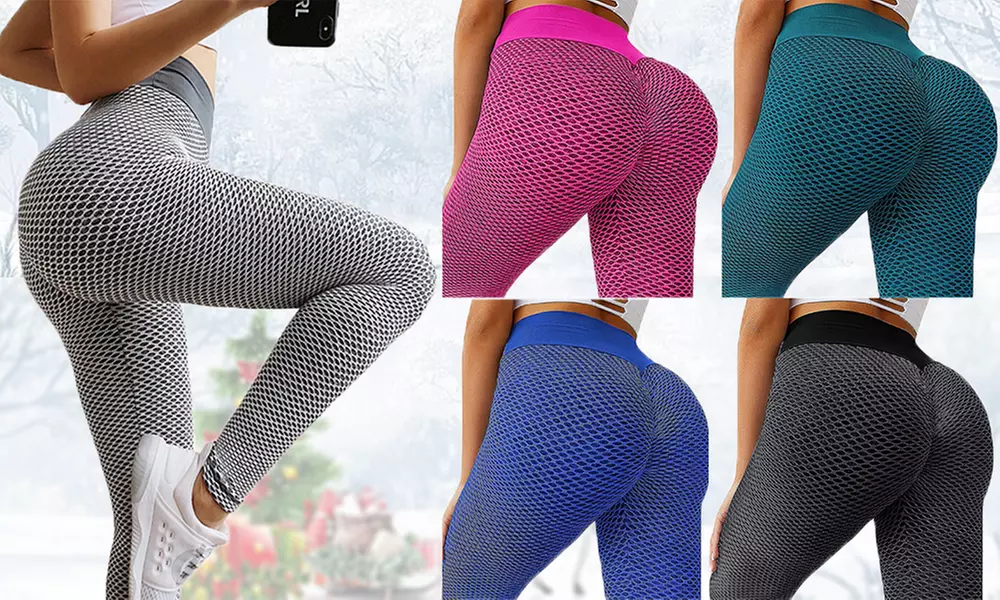 Tiktok Legging Women's High-Waist Yoga Pants, Lift Hips And Control Tummy - Primary Image