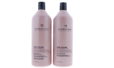 Pureology Pure Volume Conditioner & Shampoo 33.8 Oz Each Set