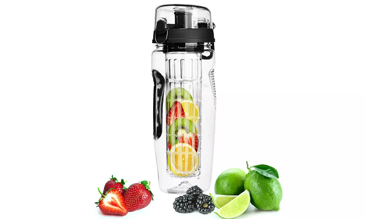 iMounTEK 32oz Fruit Infuser Water Bottle Flavored Water Infusion Bottle