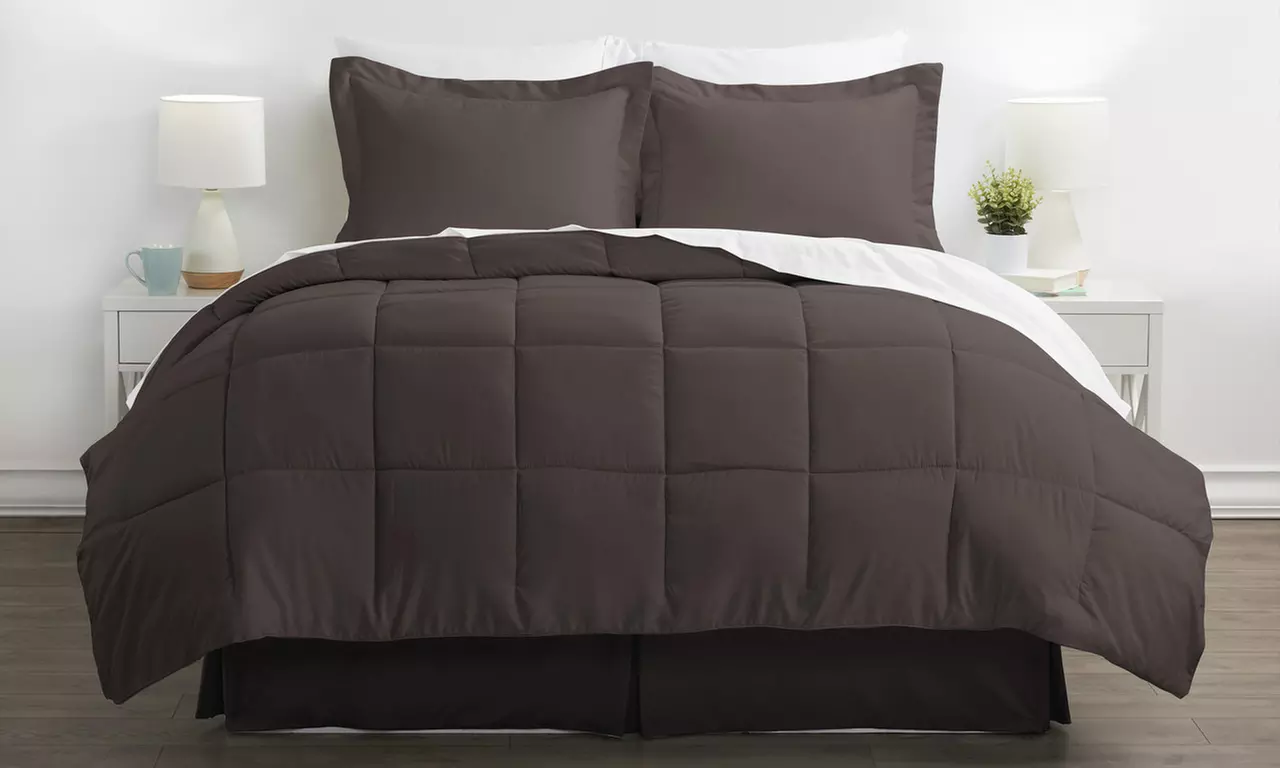 Merit Linens Premium Comforter set (8-Piece)
