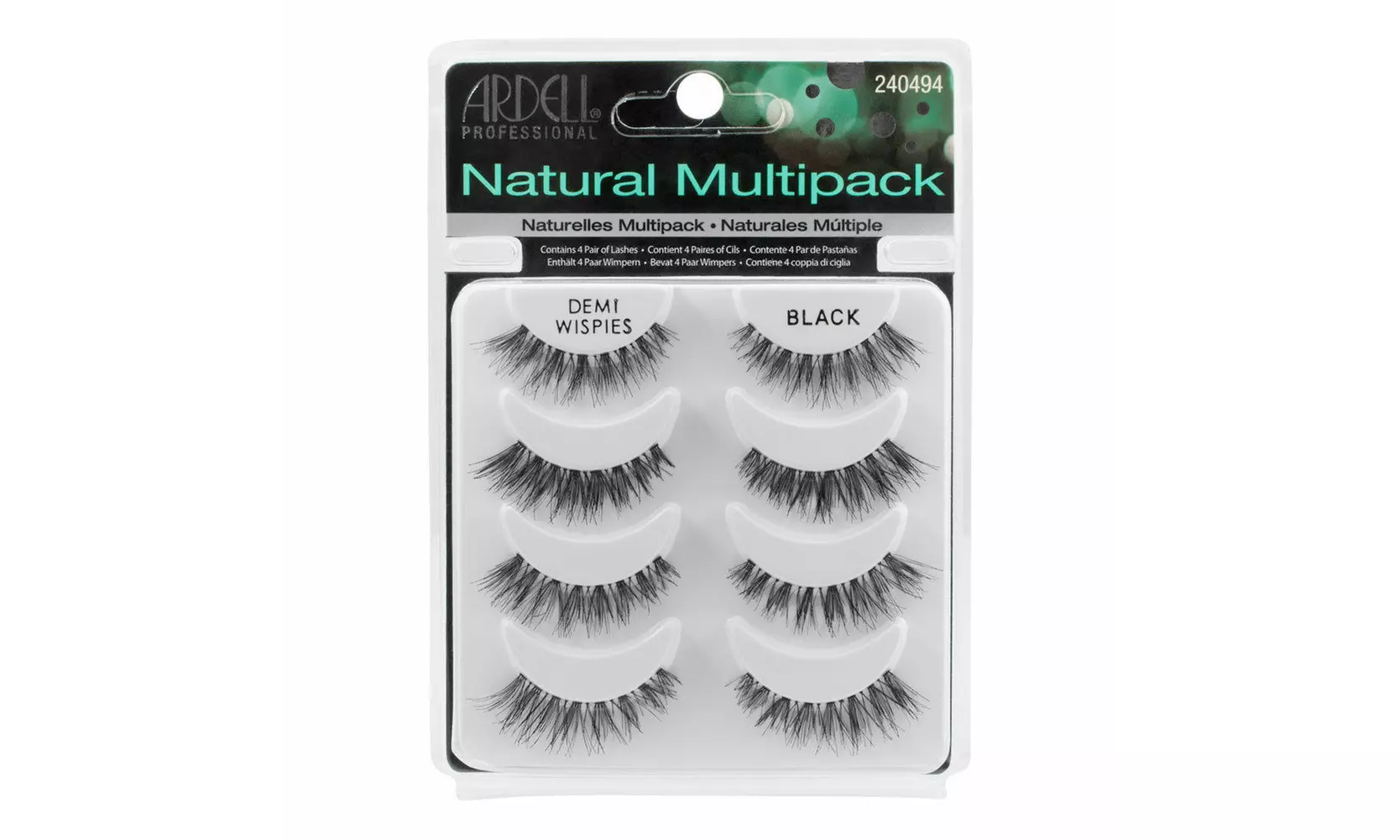  Ardell Demi Wispies Black Natural False Eye Lashes Fake Eyelashes,4 Pairs  - Primary Image