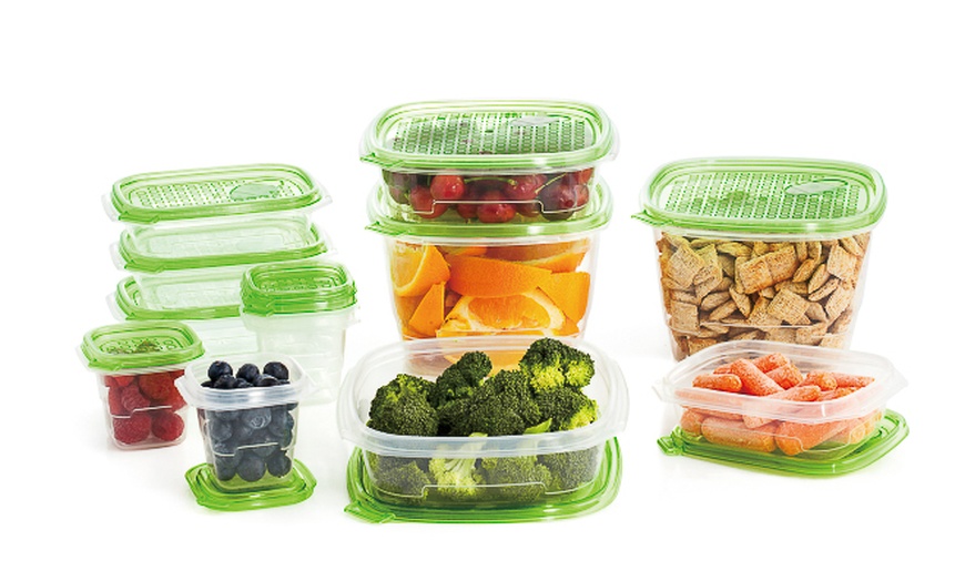 Plastic BPA Free Food Storage set with vent (24- Piece) | Groupon