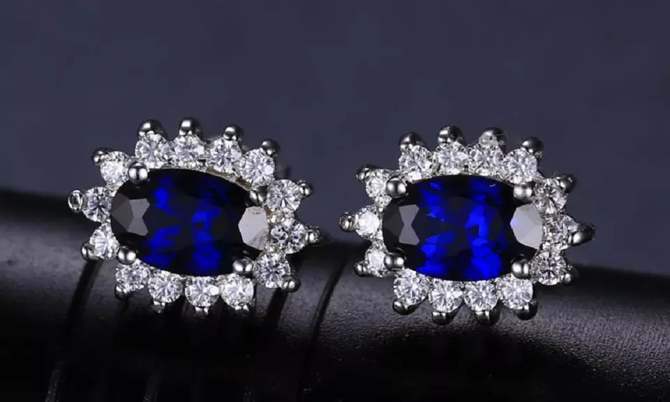 Blue Sapphire Jewelry Set