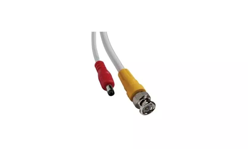 Lorex RG59 250-Feet Power Accessory Cable for Analog Security Camera (White) - Second Medium