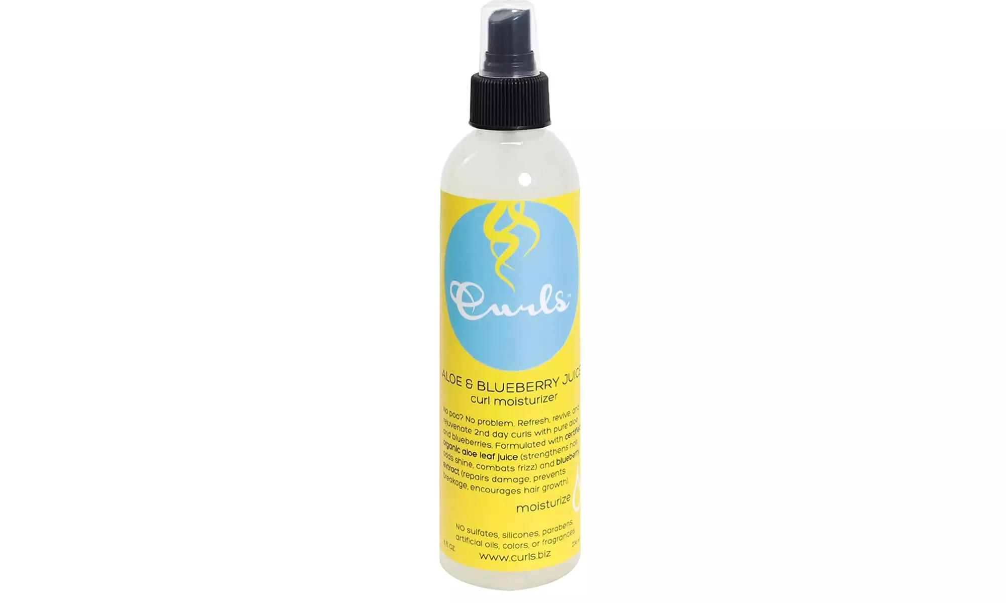 Curls Aloe & Blueberry Juice Curl Moisturizer, 8 Ounces, WHITE - Primary Image