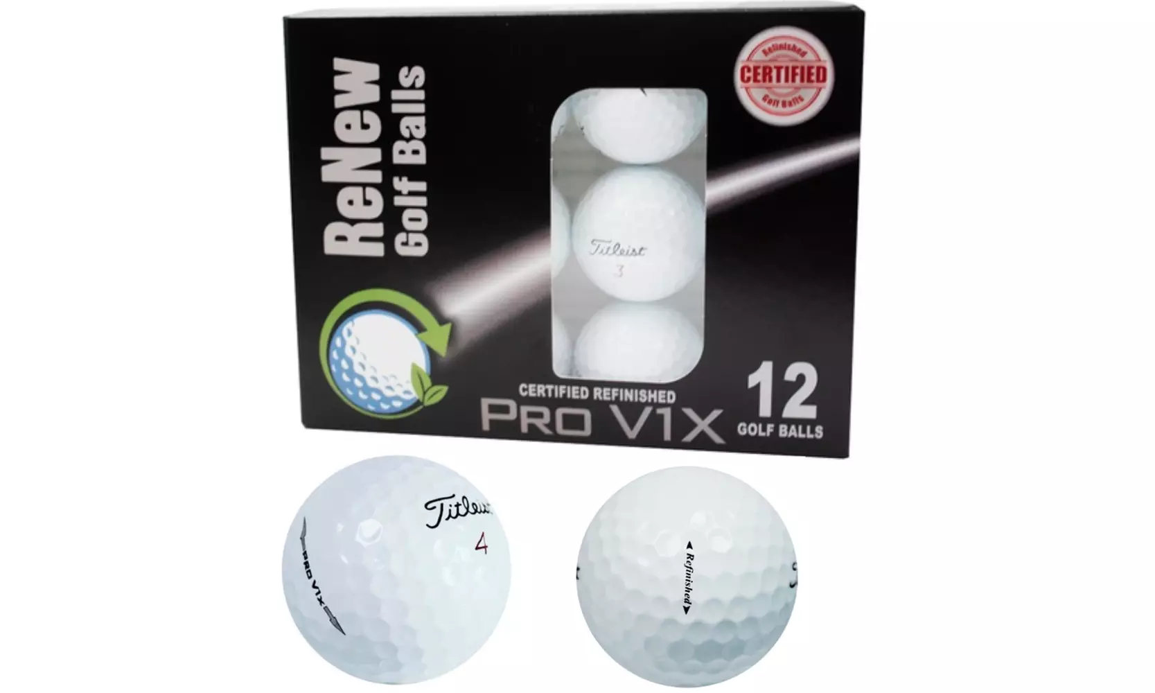 Titleist Pro V1x  Golf Balls Certified Refinished 12 Pack - Primary Image