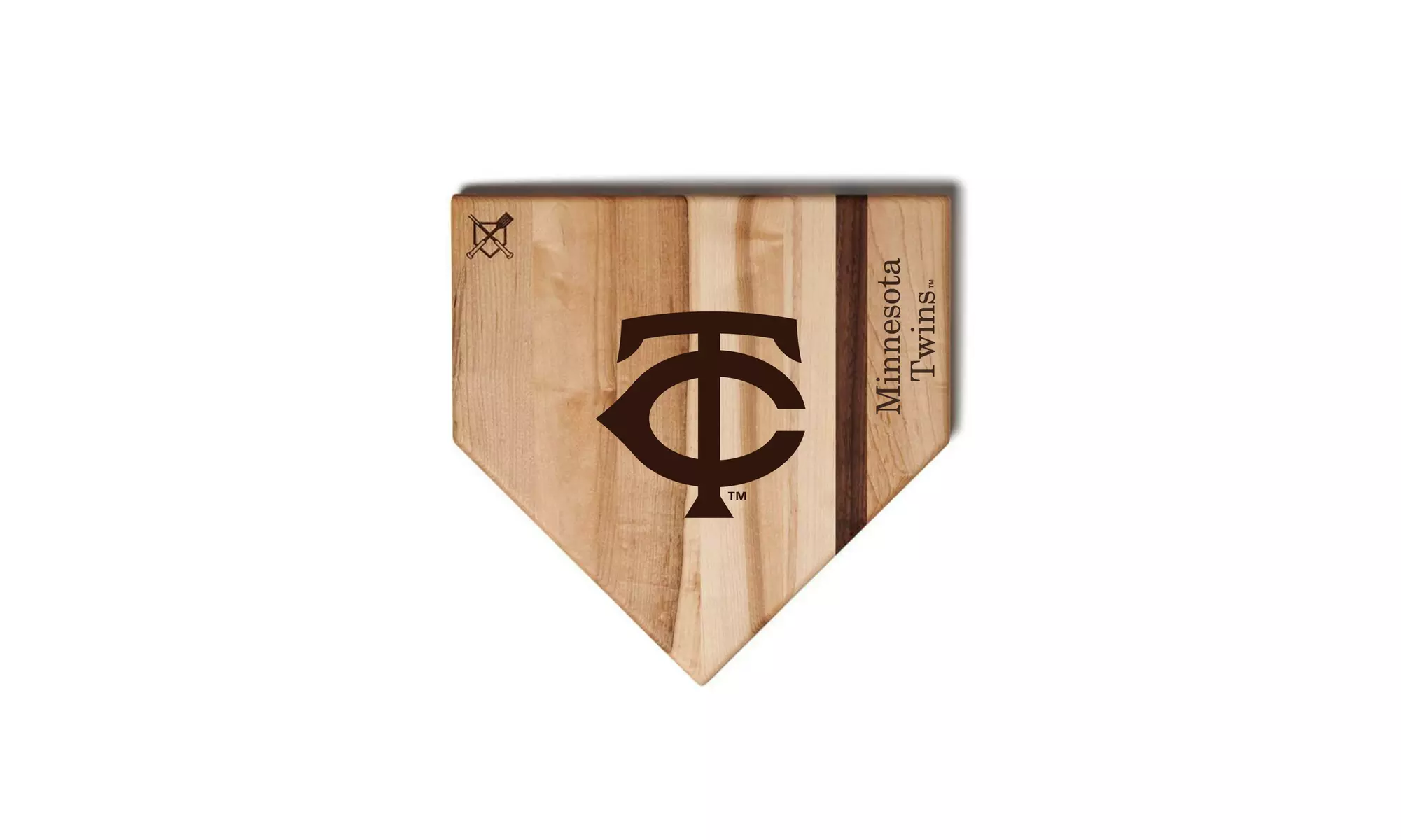 MLB 12-Inch or 17-inch Wooden Home Plate Cutting Board