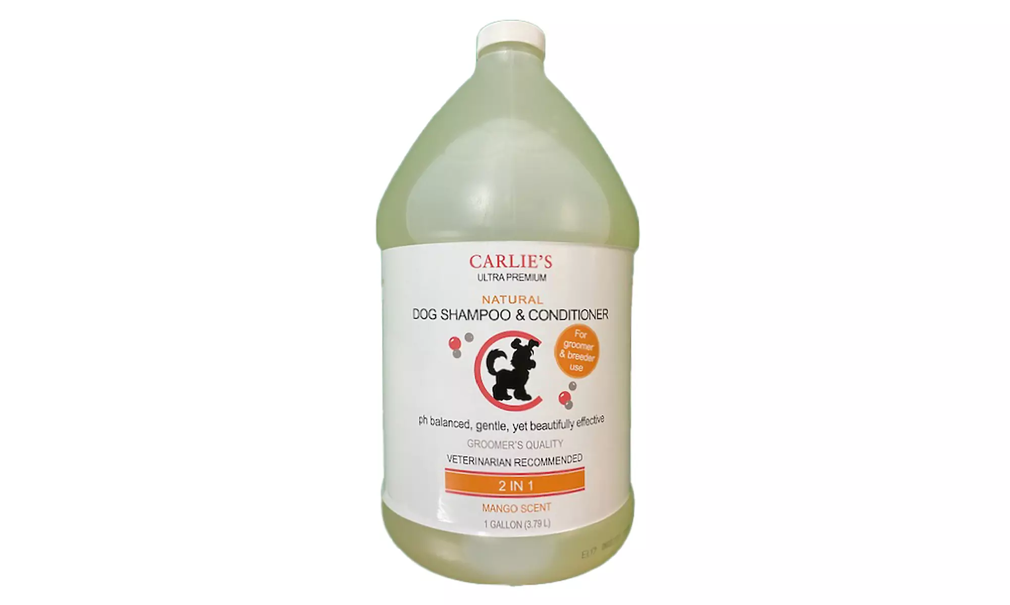 Carlie's 2 in 1 Dog Shampoo and Conditioner - ONE GALLON SIZE - Second Medium