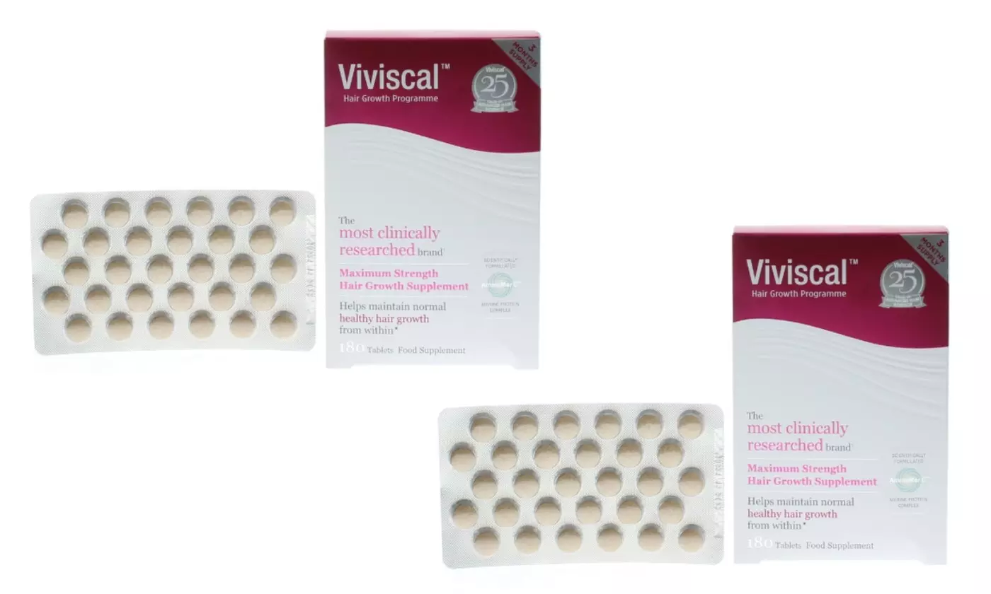 Viviscal Hair Growth Programme Maximum Strength-Choose from 60 OR 180 Tablets - Second Medium
