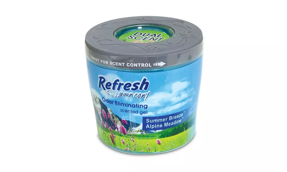 Refresh Your Car! Gel Can Scents Air Fresheners (4 Pack)