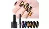5D Cat Eye Gel Chameleon UV Nail Polish Kit Free Magnet Stick 6Pcs Magnetic 