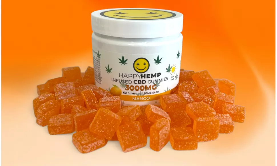 Happy Hemp Infused CBD Gummies Broad Spectrum CBD Gummies - Multiple Flavors