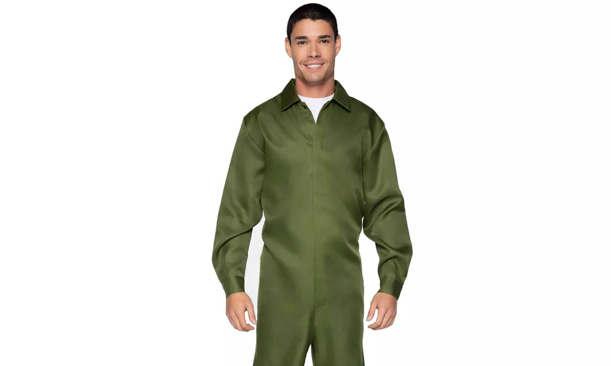 Leg Avenue Men's Basic Coveralls Jumpsuit Costume - Primary Image