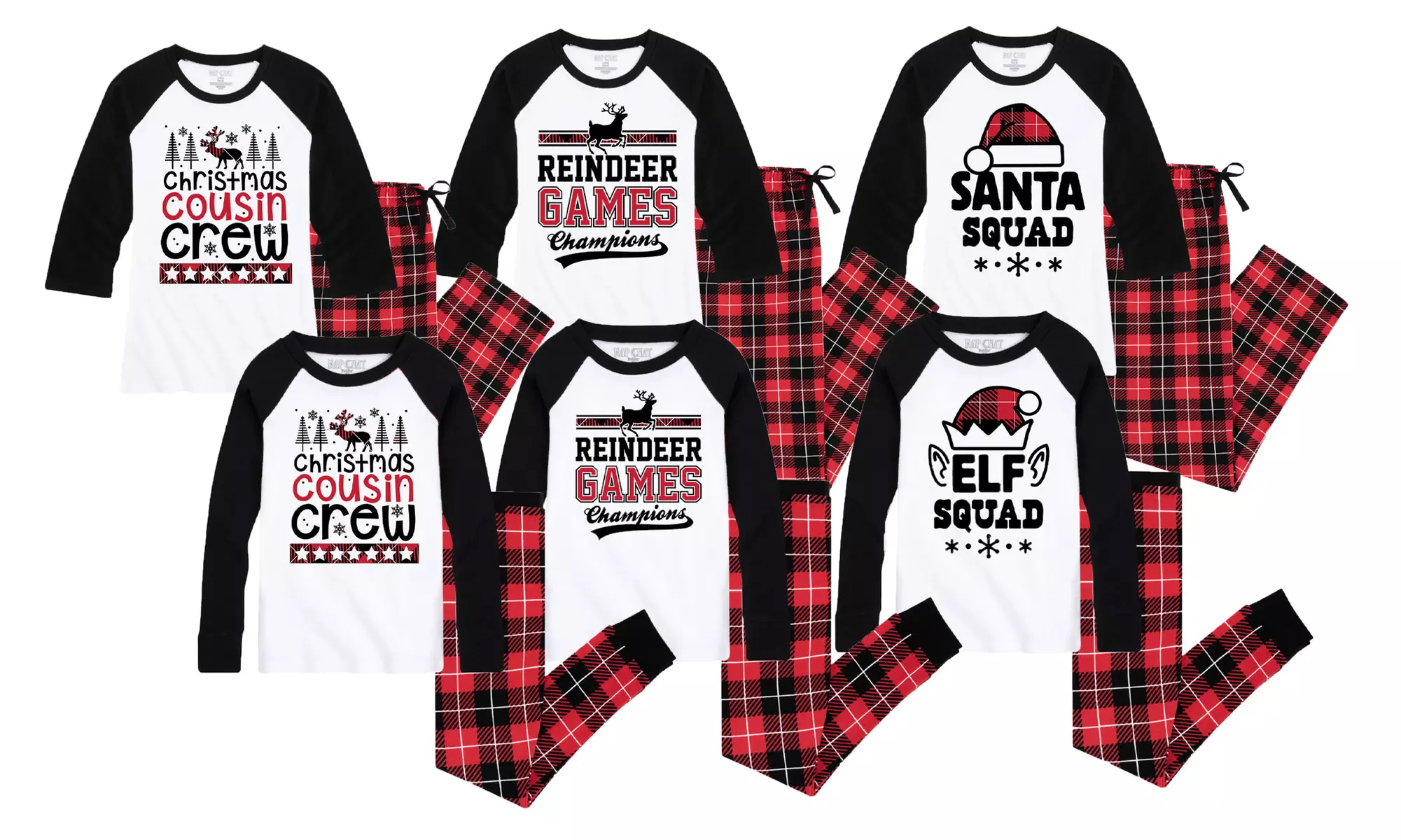 Christmas Cousin Crew Matching Family Pajama Sets - Primary Image