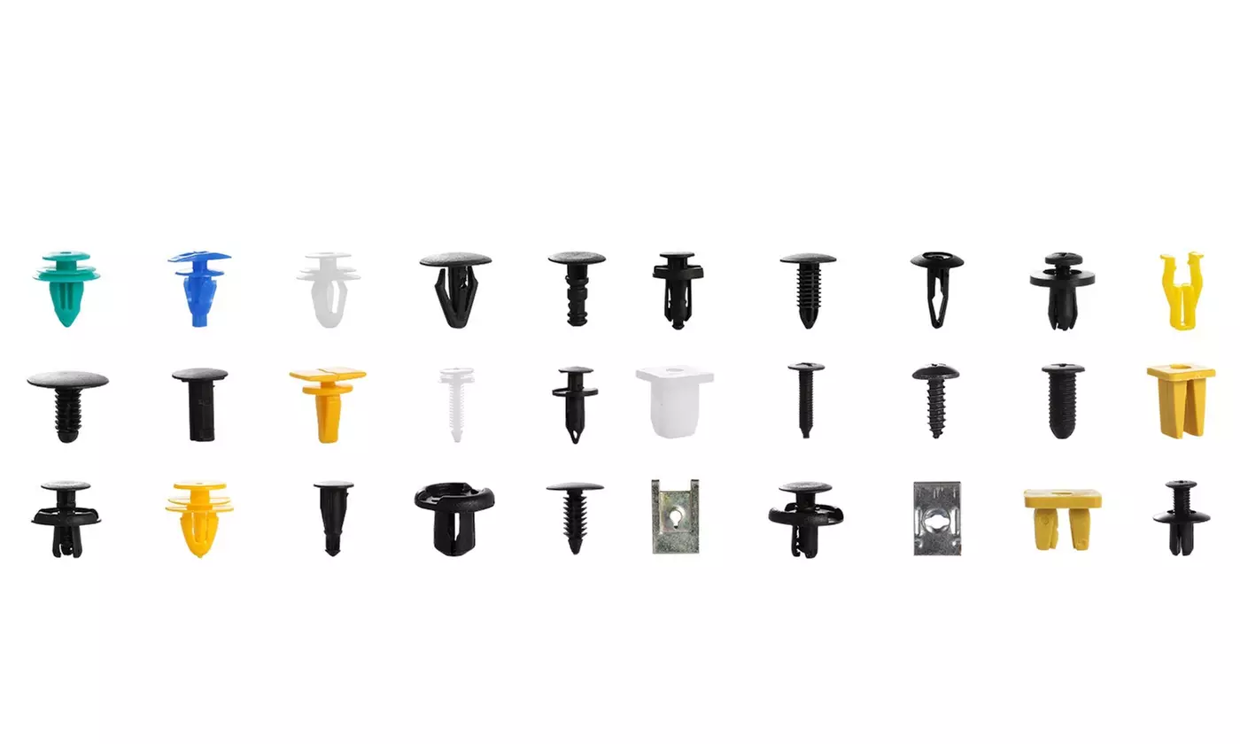 iMounTEK Universal Auto Bumper Fastener Rivets Push Clips (30-Kinds) (500-Piece) - Second Medium