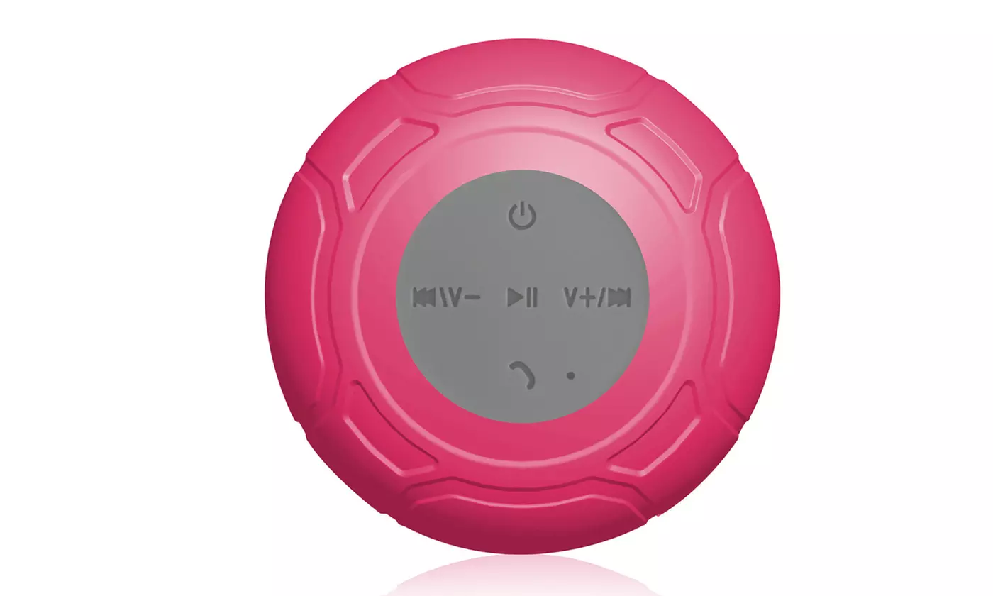 Bluetooth Shower Speaker Waterproof Wireless Portable Mic with Suction Cap