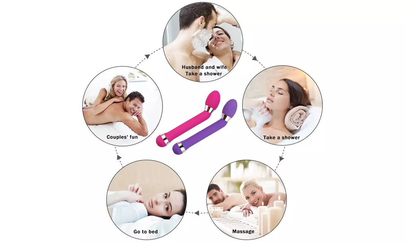 Waterproof Silicone G Spot Powerful Vibrator Massager Clitoris Stimulator