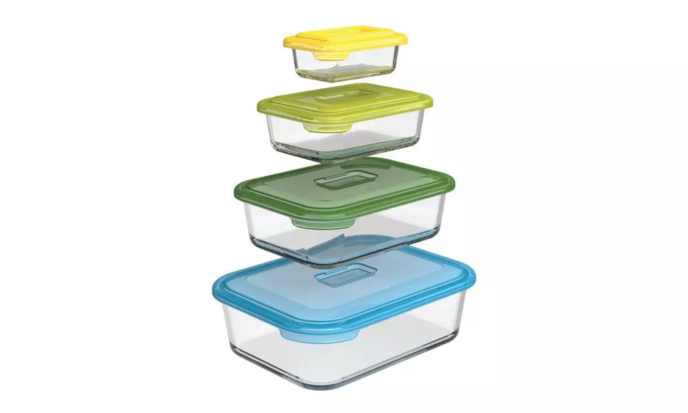 Joseph Joseph Nest Glass Food Storage Container and Bakeware Set with Lids - Primary Image