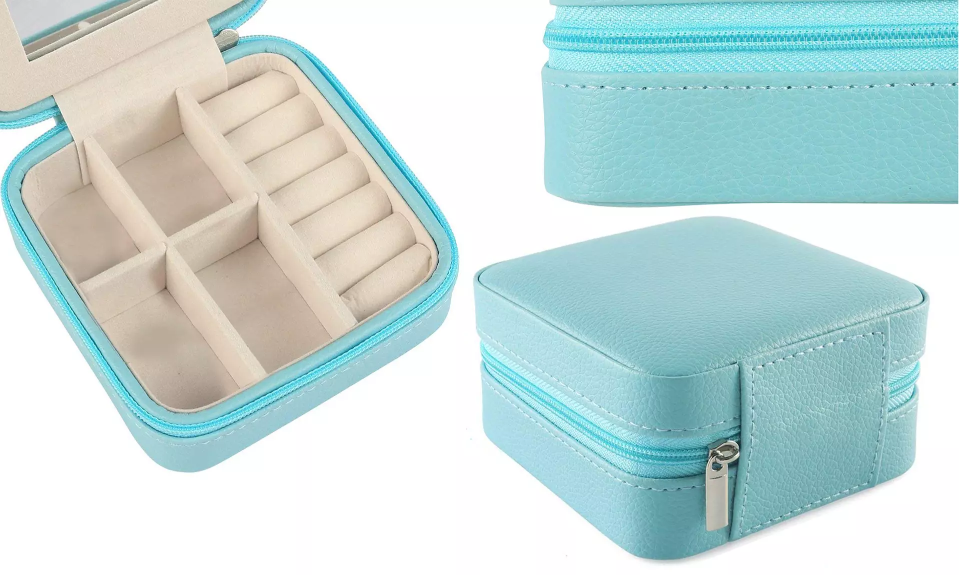 Mini Portable Travel Jewelry Box & Jewelry Organizer 