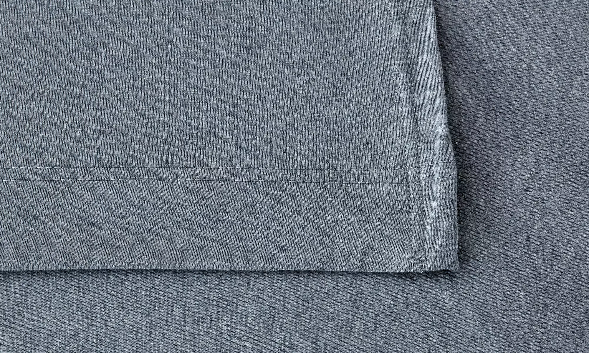 FreshFolds Ultra-Soft Cotton Heathered Melange Jersey Knit Sheet Set