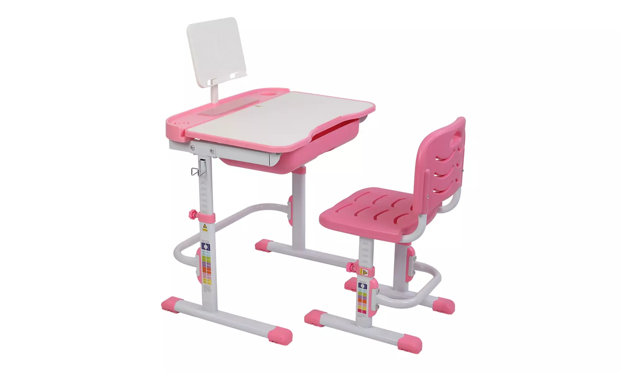  70CM Lifting Table Can Tilt Children Learning Table And Chair - Primary Image