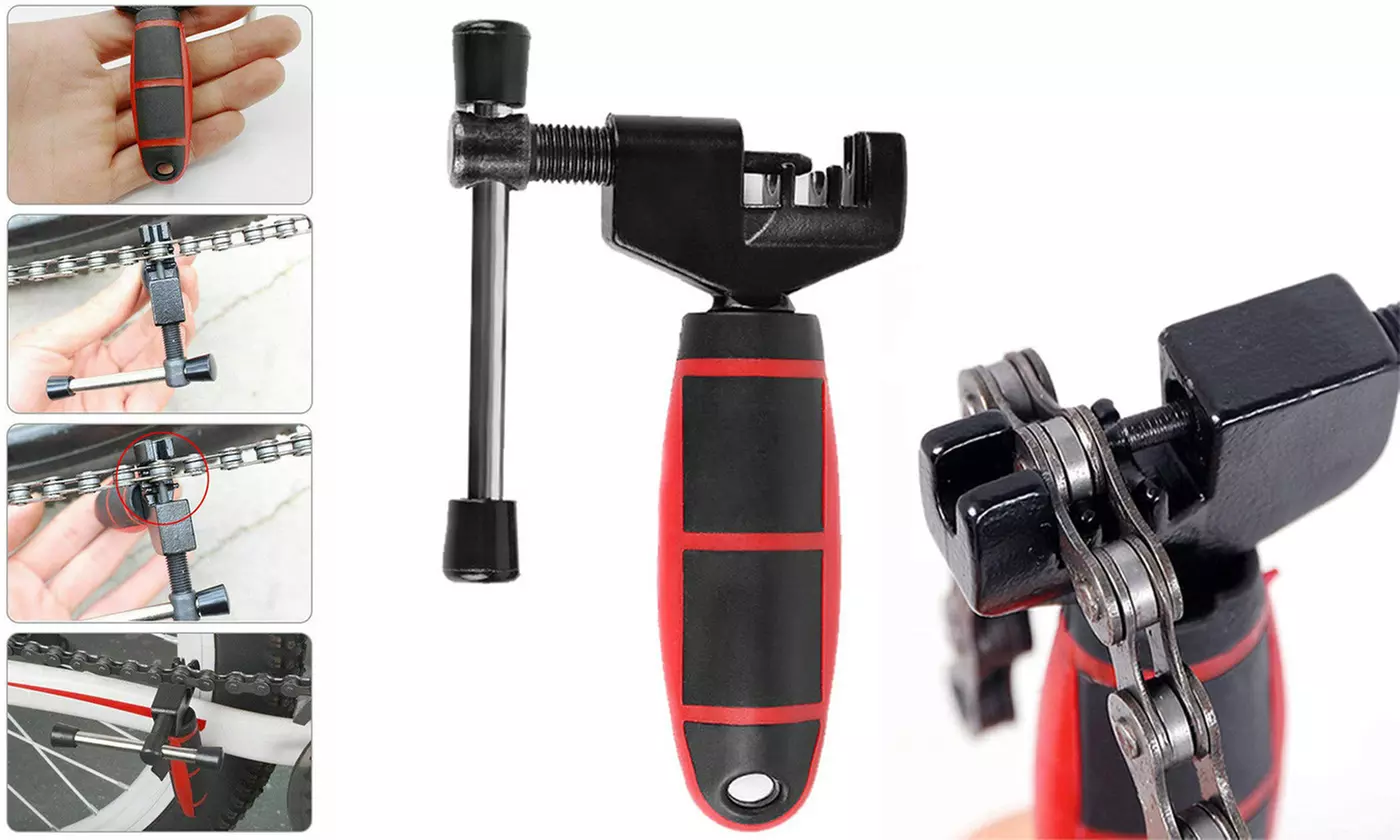 Bike Chain Splitter Breaker Bicycle Cycling BMX Steel Repair Tool - Primary Image