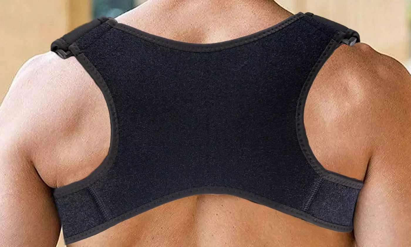Posture Corrector Support Belt Adjustment Back Straight Shoulders Brace Strap