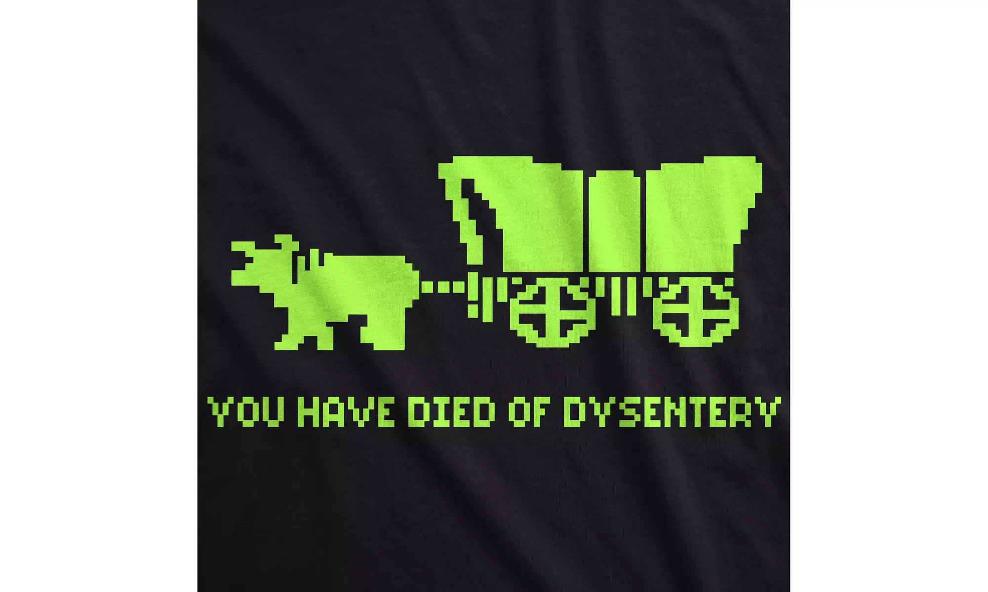 You Have Died Of Dysentery T Shirt Funny Gamer Shirts Video Games Nerdy Cool 80s