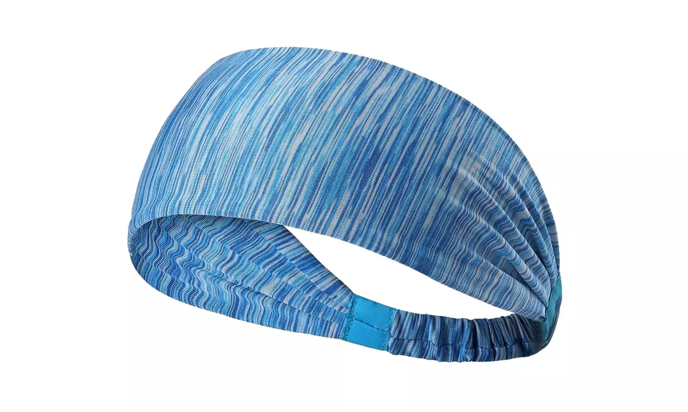 Unisex Yoga Sport Athletic Headband for Running Sports Elastic Wicking Sweatband