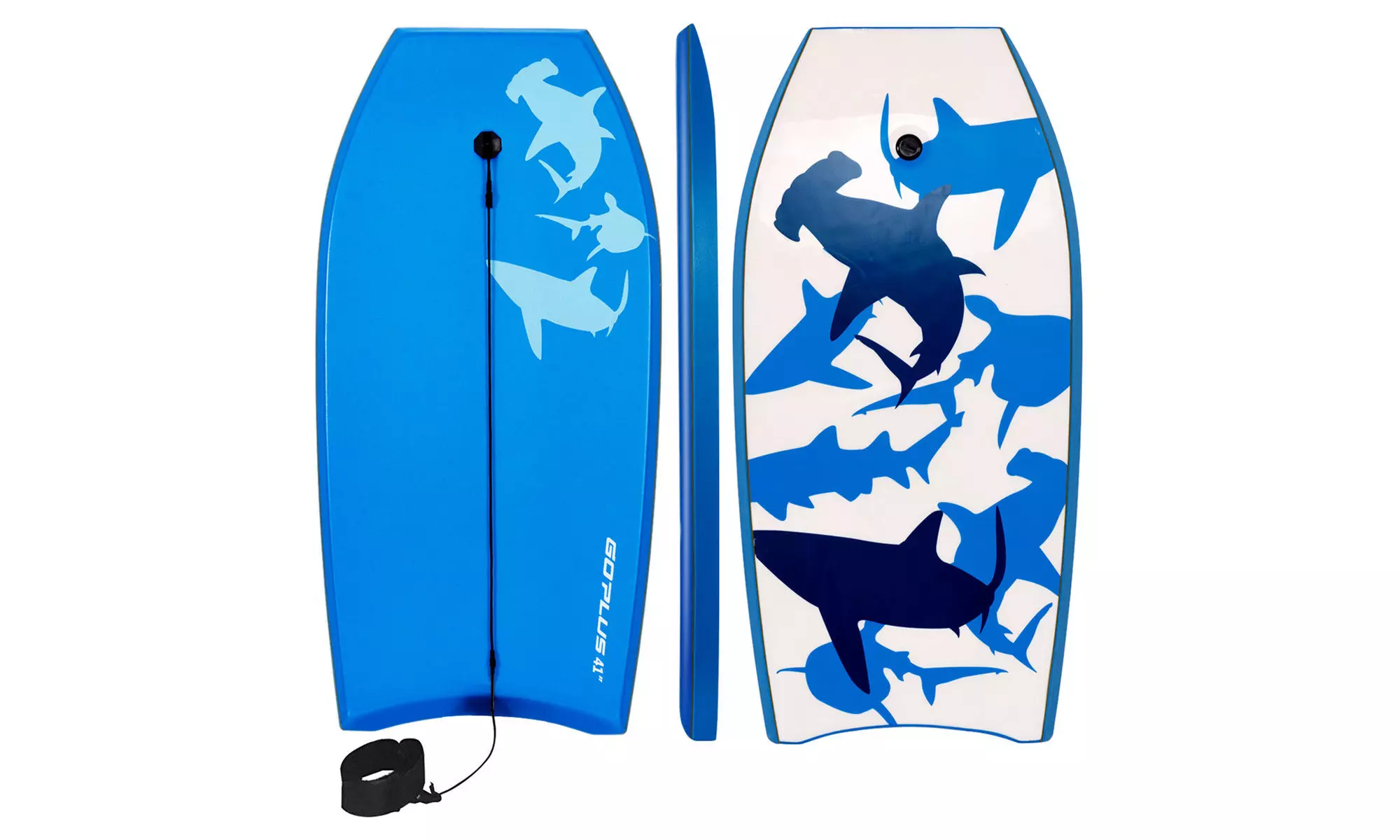 42'' Lightweight Super Bodyboard Surfing W/Leash IXPE Deck EPS Core Boarding