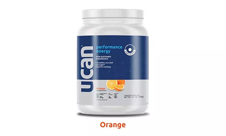UCAN Performance Energy Powder (Orange, 24.7oz, 20 Servings) - Primary Image