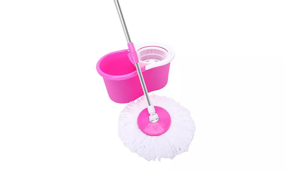 Ultra Slim 360-Degree Spin Mop Bucket, Telescoping Handle & Extra Mop Head - Primary Image