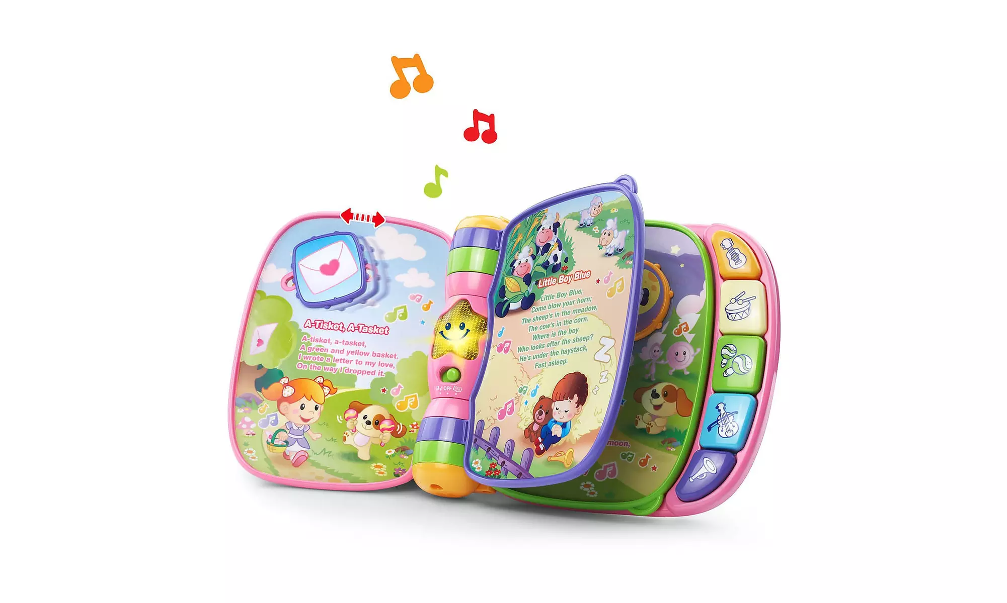 VTech Musical Rhymes Book, Pink - Primary Image