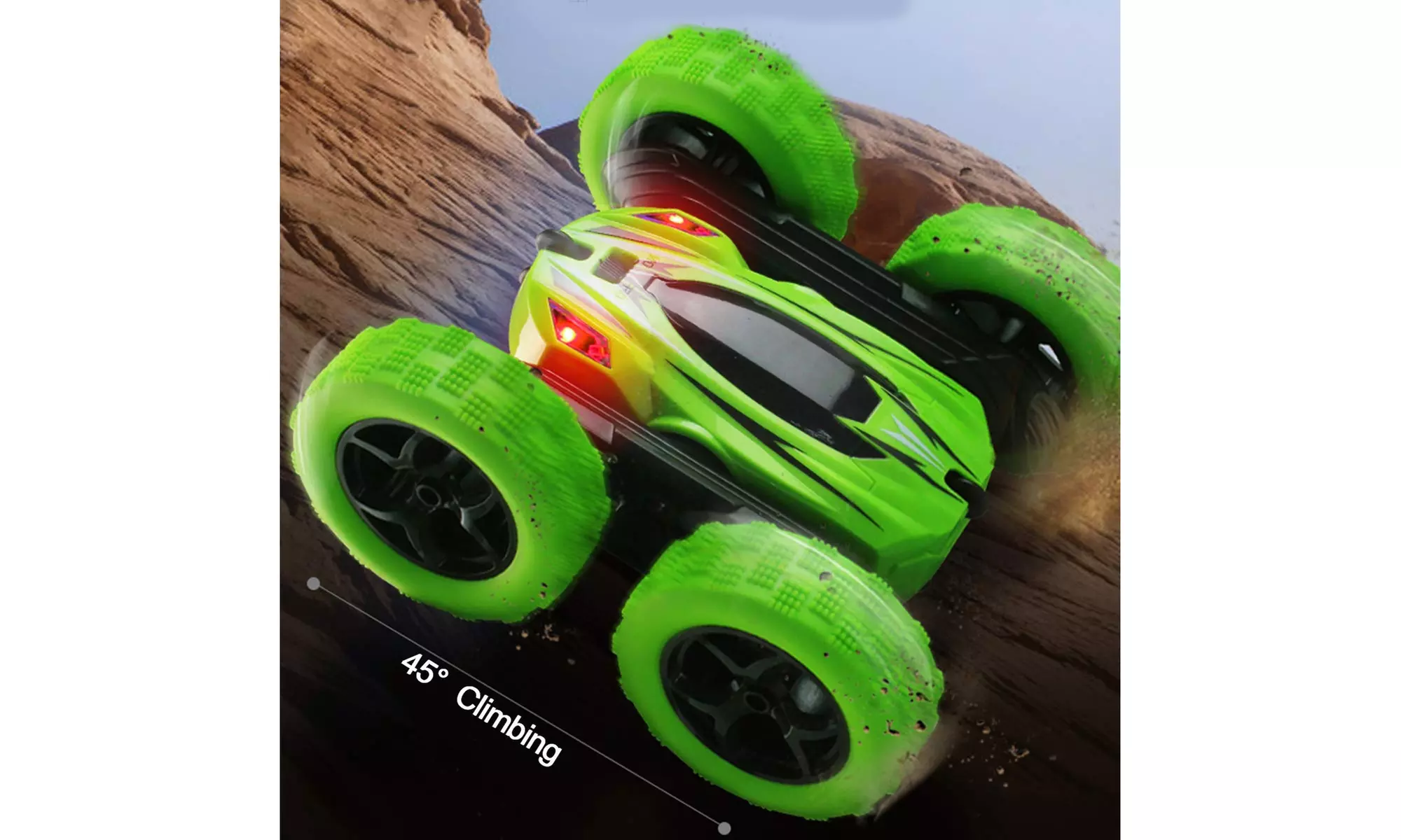 RC Car Remote Control Stunt Car, 4WD Monster Truck Double Sided Rotating - Second Medium