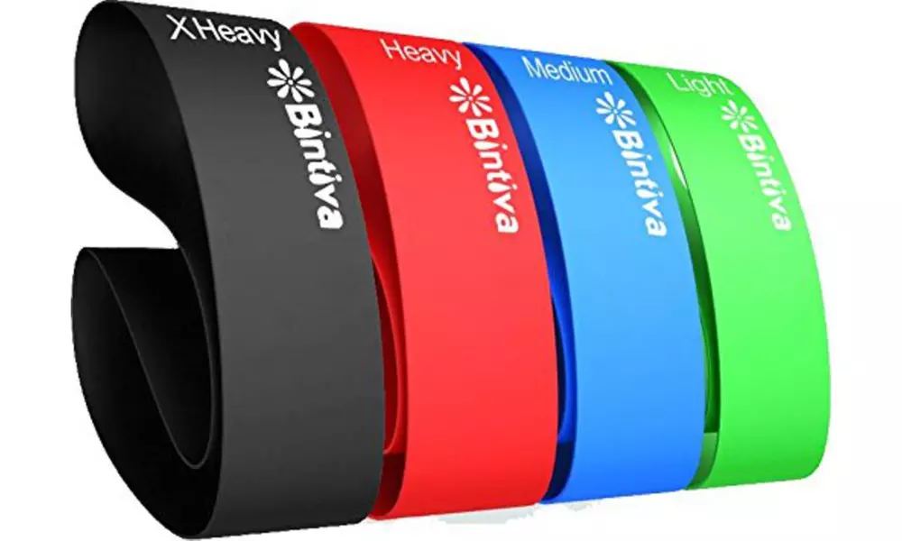 Bintiva Resistance Loop Bands for Workouts (4-Pack) - Primary Image