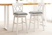 Costway 30" Bar Stool Wooden Chair with Contoured Backrest Swivel Padded Seat - Second Medium