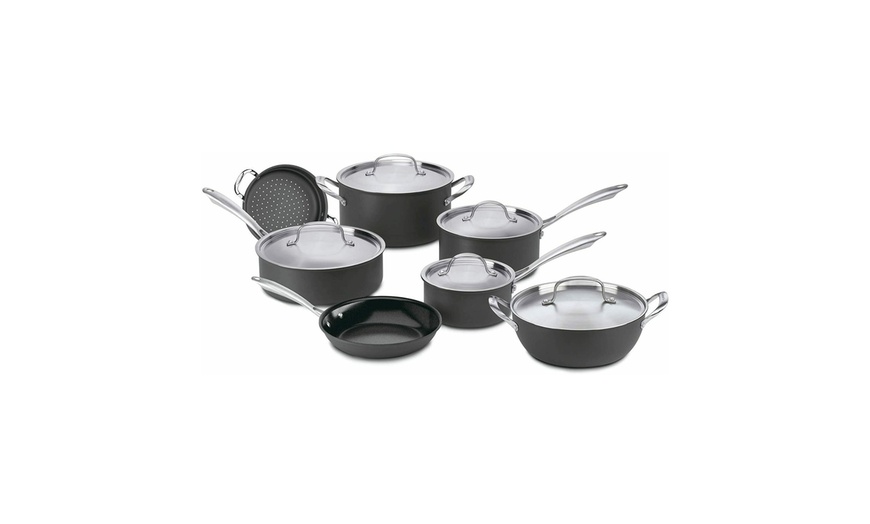 Cuisinart Greengourmet 12 Piece Hard Anodized Cookware Set With Hand