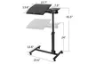 Adjustable Rolling Laptop Desk Angle Height Over Sofa Bed Notebook Table Stand - Second Medium