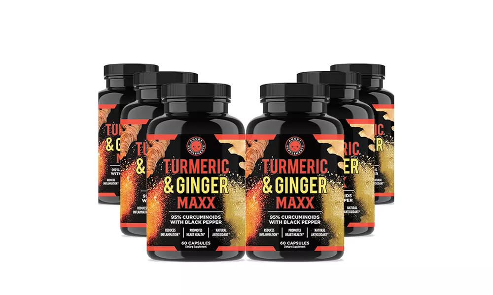 Turmeric & Ginger Maxx All Natural Antioxidant & Anti-Inflammatory (6 PACK)  - Primary Image