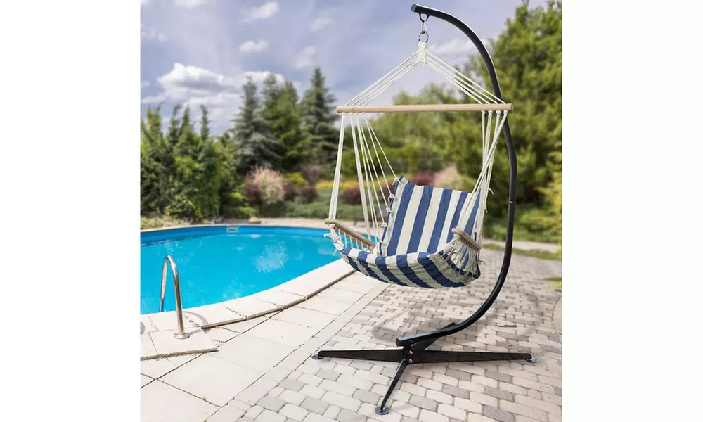 Hammock Chair Stand with Optional Chair - Primary Image