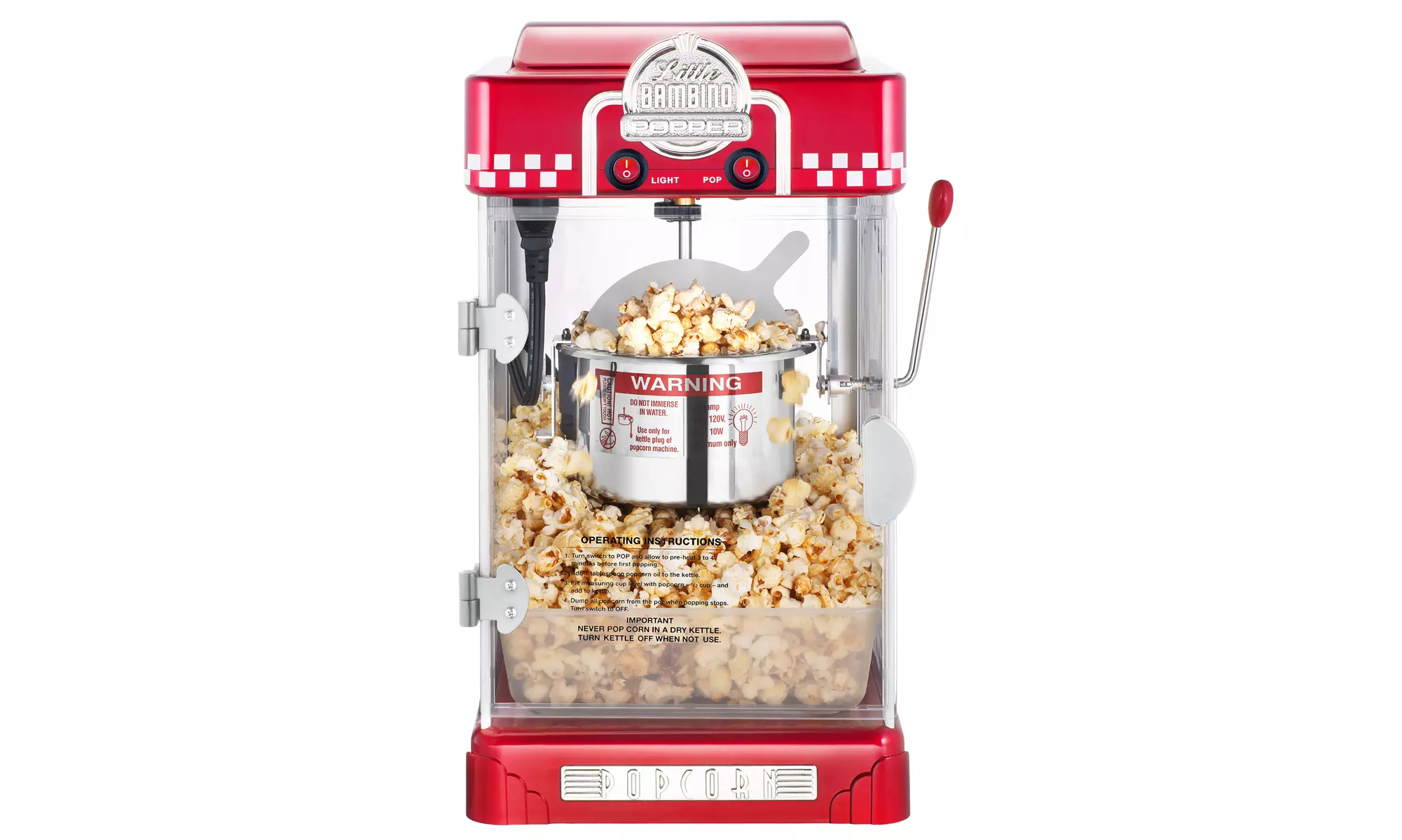 Little Bambino Table Top Retro Machine Popcorn Popper 2.5oz - Second Medium