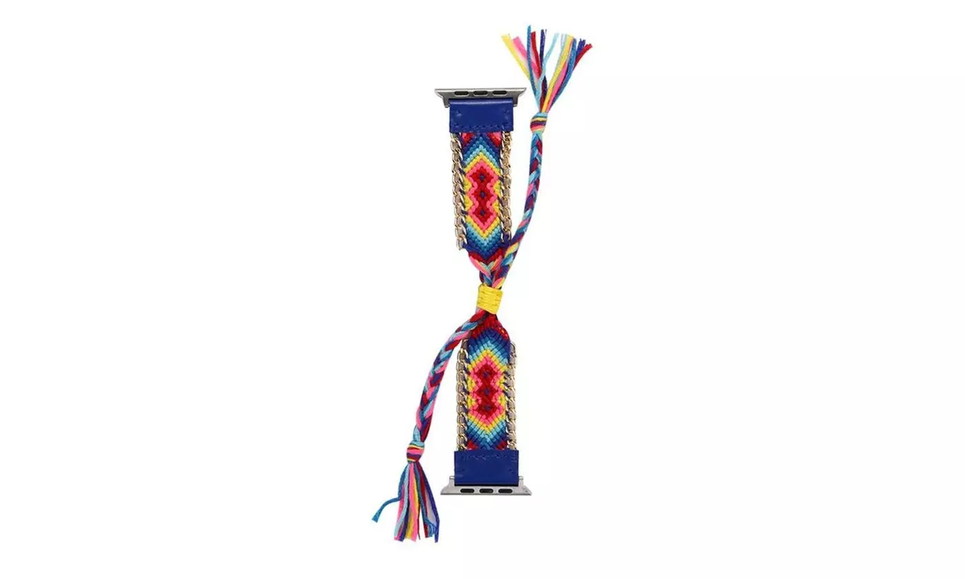 Braided Pattern Styled Watch Band for Apple Watch - 6 Styles