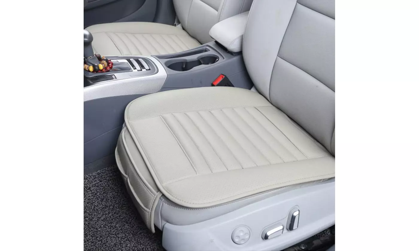 PU Leather Breathable Car Interior Front Seat Cover Cushion Pad Mat