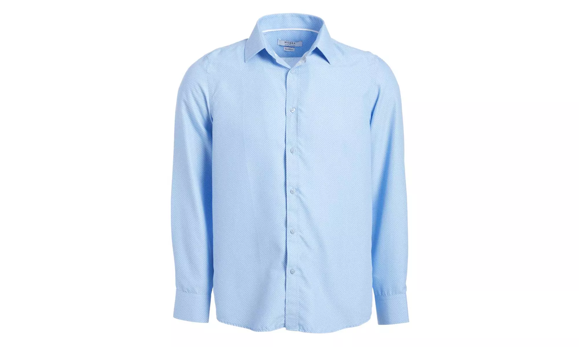 Monza Long-Sleeve Printed Tailored Fit Dress Shirt  - Primary Image