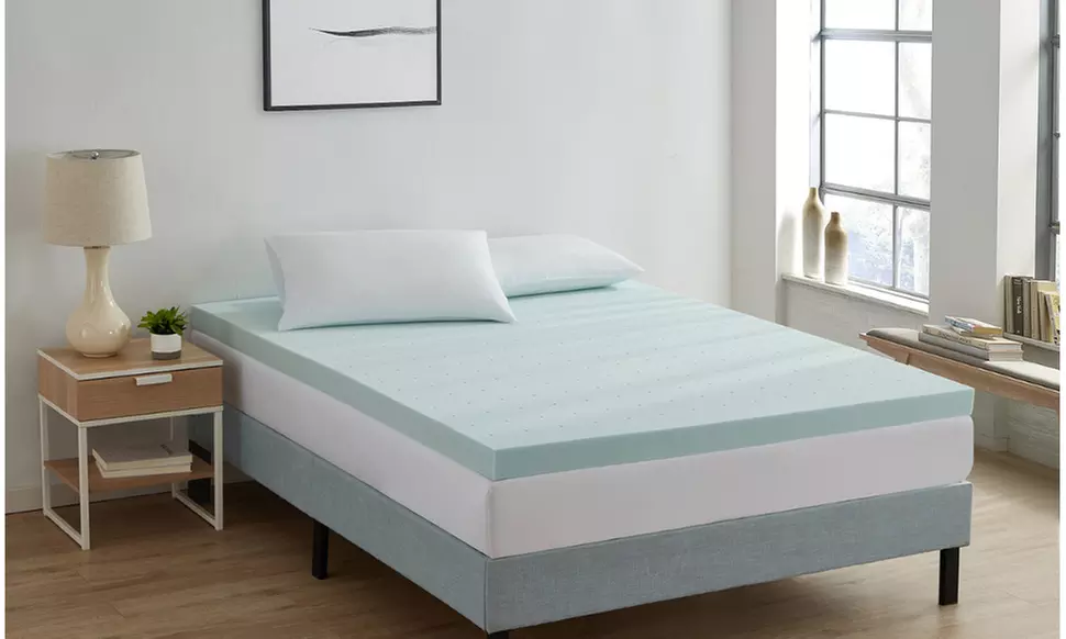 Nestl Gel Infused Mattress Topper w/ Memory Foam, 2",3" & 4" Ventilated Toppers - Primary Image