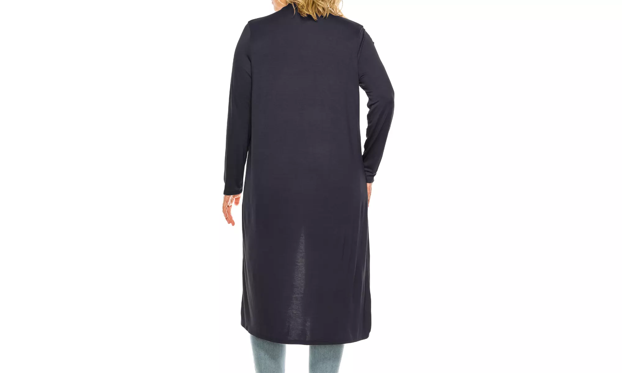 MOA Collection Women's Plus Size Long Sweater Cardigan