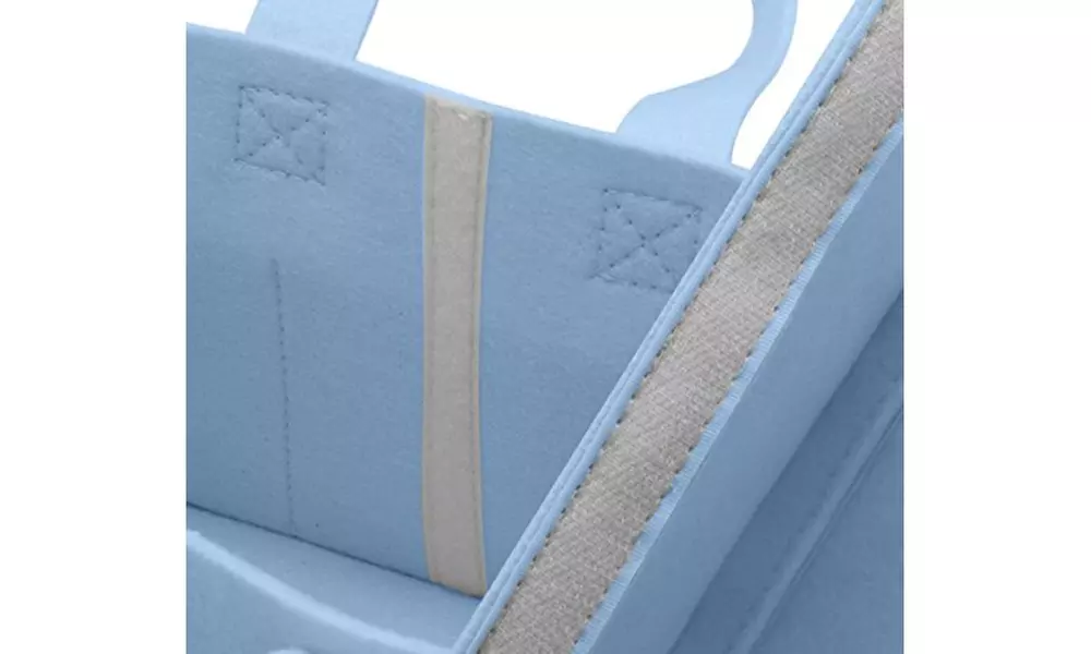 Sorbus Foldable Felt Nursery Caddy Organizer  - Second Medium